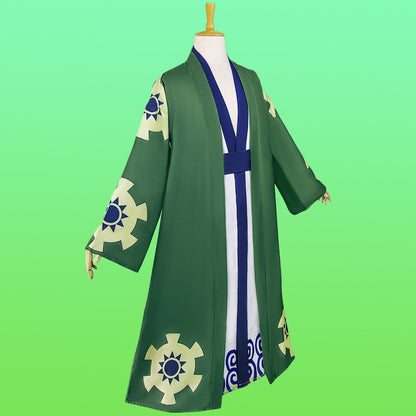 Roronoa Zoro Full Set, Roronoa Zoro Kimono, Cosplay Wafuku, One Piece Inspired Costumes, Halloween Costumes, Anime Cosplay Props