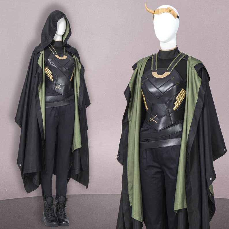 Female Loki Sylvie Lushton Costumes Cosplay Suit Lady Loki Halloween Party Suit