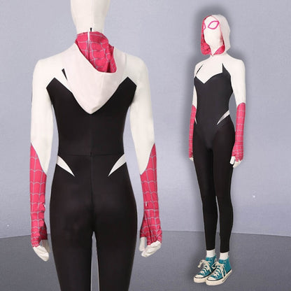 Gwen Stacy  Across the Spider-Verse Costume Cosplay Jumpsuit Spider-Man Halloween Party Suit