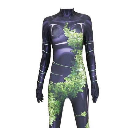 Costume Halloween Adults Kids Poison Ivy, Cosplay Costumes Female Woman Girls Pamela Lillian Isley, costume Bodysuit Zentai Suit