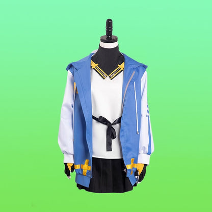 Bridget Costume Gear Strive Hoodie Guilty Cos Outfits Girls Halloween Cosplay Suit