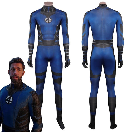 Reed Richards. Cosplay Costume Jumpsuit Strange Fantastic,Cos Fouring Mister ,Bodysuit Outfit Halloween Carnival For Adult Men Boy