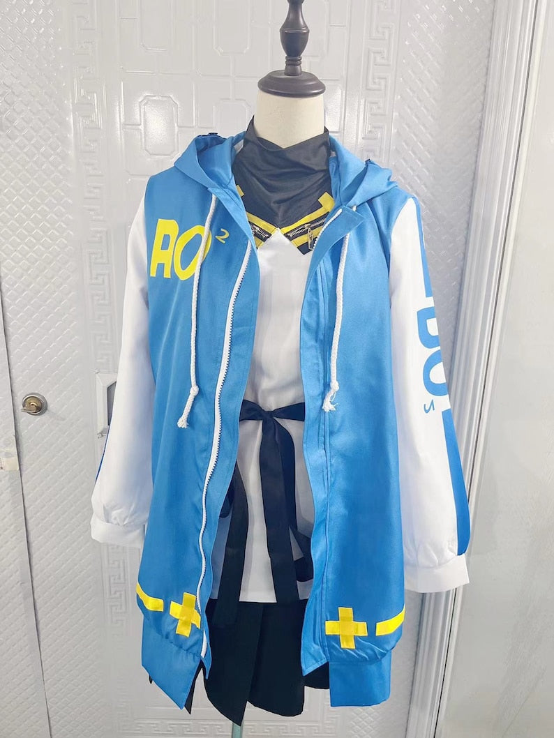 Bridget Costume Gear Strive Hoodie Guilty Cos Outfits Girls Halloween Cosplay Suit