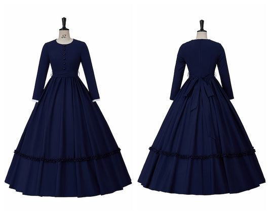 Women's Civil War Dress Victorian Dickens Costume1860s Civil War Ball Gown Southern Belle Costume