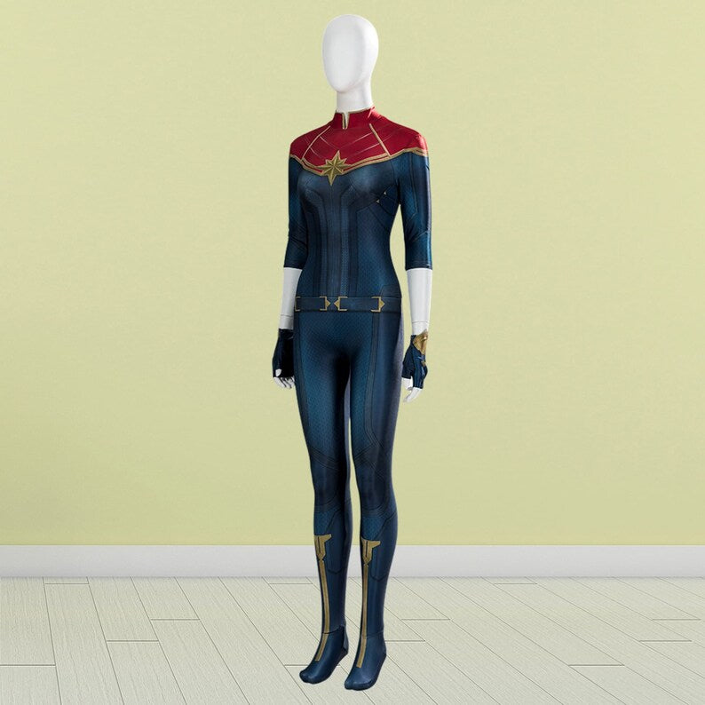 Captain Marvel Bodysuit Carol Danvers Costume The Marvels2 Cosplay Women Outfit