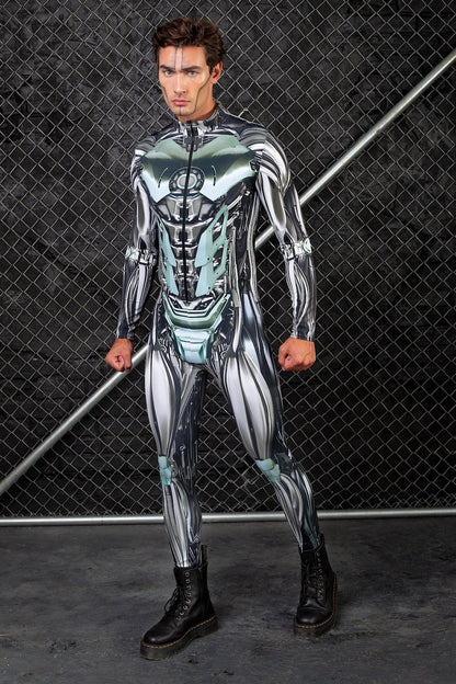 Festival Costume for Man, Robot Costume Men, Rave Costumes for Man, Burning Man Clothing Men, Couple Costume, Cosplay Costume Men, BADINKA