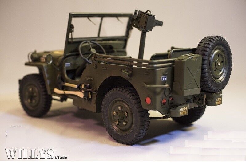 1/6 Diecast Willys MB Military Truck Model