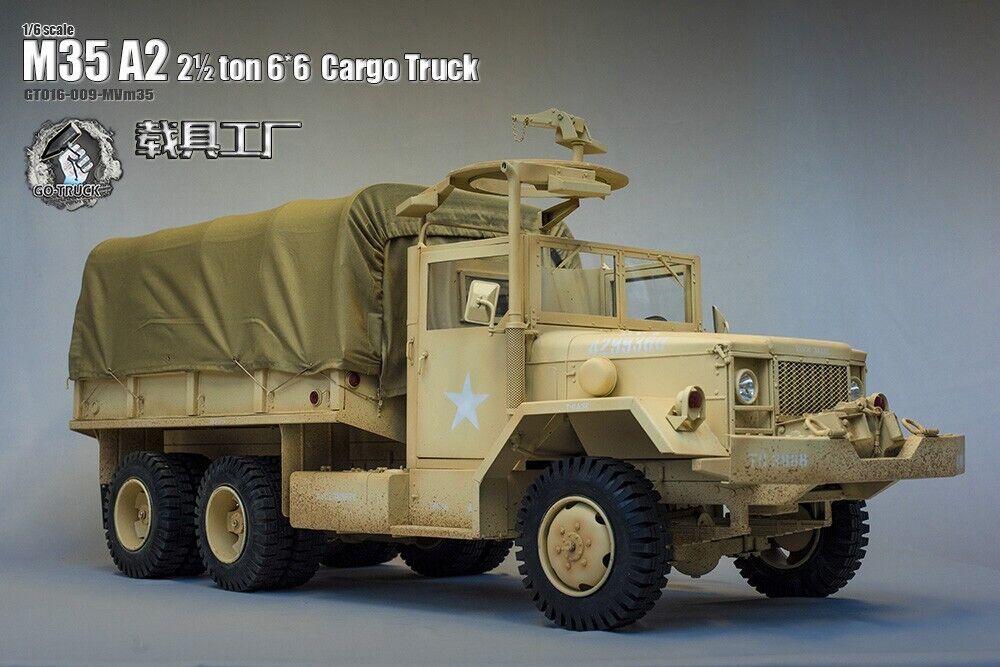 1/6 Scale Metal M35 A2 U.S. Truck Weapons Carrier